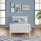 Alaterre Furniture Windsor Wood Slat Twin Bed, Driftwood White ANWI1031 - alternate 1